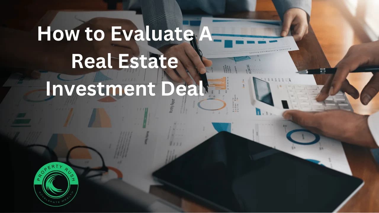 How to Evaluate A Real Estate Investment Deal