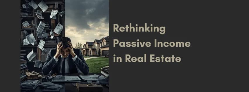 Everything You Were Taught About “Passive Income” in Real Estate Was Wrong